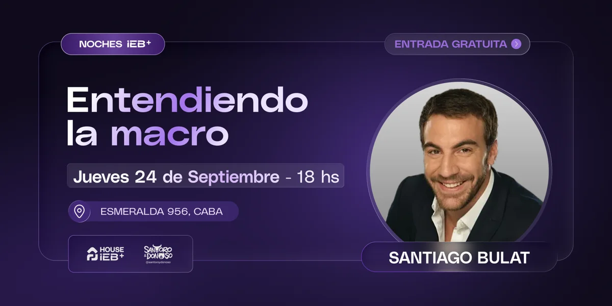 Afiche original de Noches IEB+: Entendiendo la macro